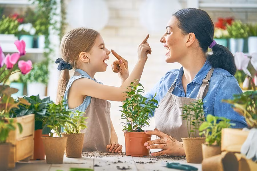 Family building daily wellbeing habits with iBlossom